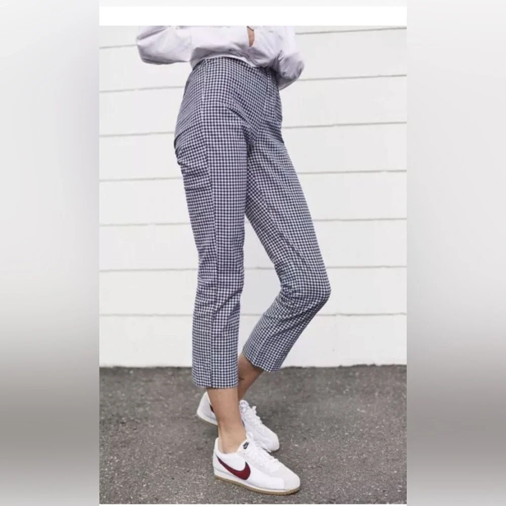 Brandy Melville John Galt Gingham Plaid Pants - Picture 1 of 7